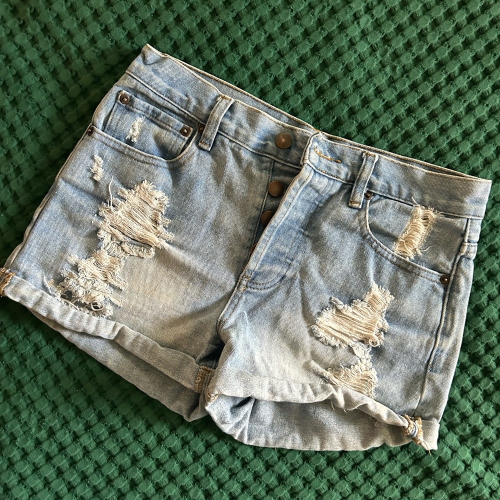 Denim high waisted shorts Forever 21